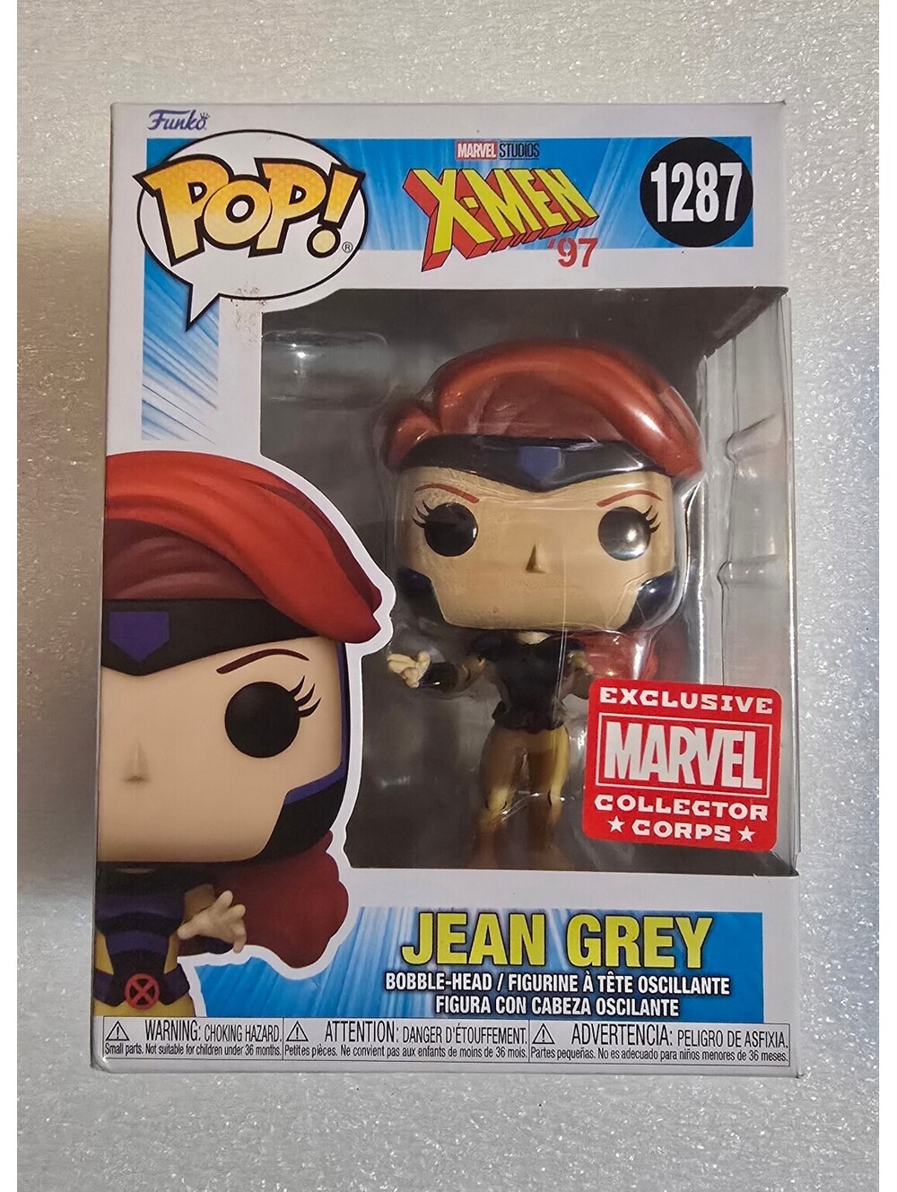Funko Pop! X-Men Marvel 1287 Jean Grey Collector Corps Exclu